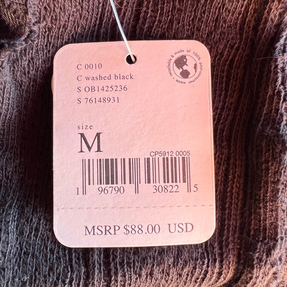 Free People, Medium, Washed Black - Picture 5 of 5